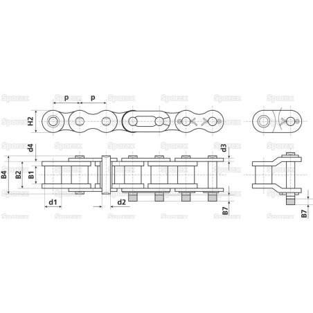 Zamek łańcucha, Simplex, 06B-1