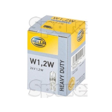 Żarówka (Halogen) W1.2W, 24V, 1.2W, W2x4.6d (Kartonik 1szt.)