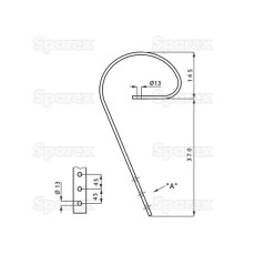 Zb 45 x 10mm Zastępuje: 201787 3 HOLE