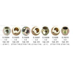 Zestaw kul kat (Kat. Lower Link Ball 2/2, 2/3, 3/3, Top Link Ball 2/2, 2/3, 3/2, 3/3) (14 szt Dispenser kit) 