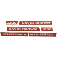 Zestaw naklejek - David Brown 1200 - Selectamatic 