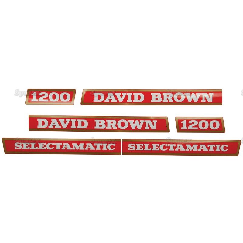 Zestaw naklejek - David Brown 1200 - Selectamatic