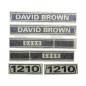 Zestaw naklejek - David Brown 1210