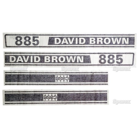 Zestaw naklejek - David Brown 885
