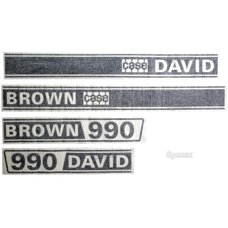 Zestaw naklejek - David Brown 990