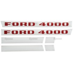 Zestaw naklejek - Ford / New Holland 4000 