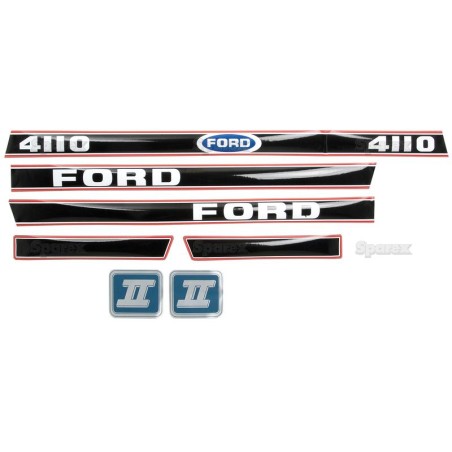 Zestaw naklejek - Ford / New Holland 4110 Force II