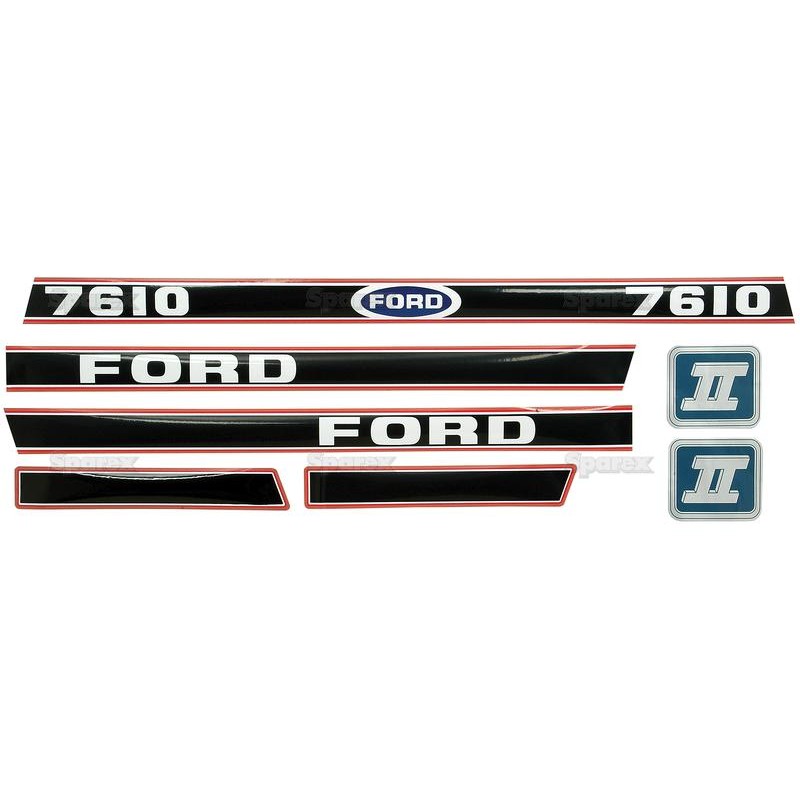 Zestaw naklejek - Ford / New Holland 7610 Force II