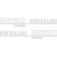 Zestaw naklejek - Ford / New Holland 8560 