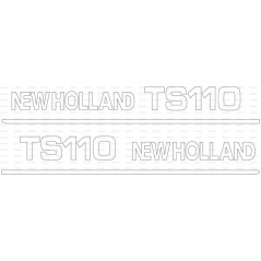 Zestaw naklejek - Ford / New Holland TS110 