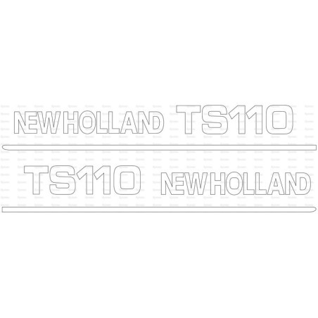 Zestaw naklejek - Ford / New Holland TS110