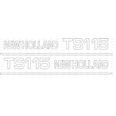 Zestaw naklejek - Ford / New Holland TS115