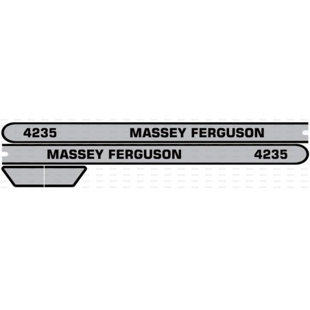 Zestaw naklejek - Massey Ferguson 4235