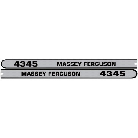 Zestaw naklejek - Massey Ferguson 4345