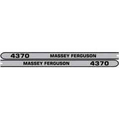 Zestaw naklejek - Massey Ferguson 4370