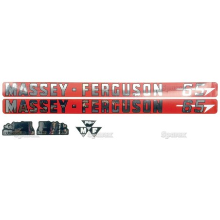 Zestaw naklejek - Massey Ferguson 65