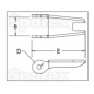 Zestaw naprawczy haka z krętlikiem L3322B - Bezpieczne obciążenie robocze: 2T