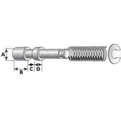 zestaw naprawczy widełek WOM - Sworzeń Ø:13.85mm