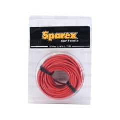 żyłowy kabel elektryczny - 1 Rdzeń, 1.5mm² Przewód, Czerwony (Długość: 10M), (agropak)