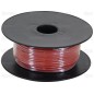 żyłowy kabel elektryczny - 1 Rdzeń, 1.5mm² Przewód, Czerwony (Długość: 50M)