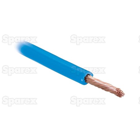 żyłowy kabel elektryczny - 1 Rdzeń, 1.5mm² Przewód, Niebieska (Długość: 50M)
