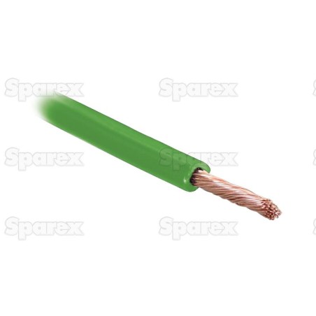 żyłowy kabel elektryczny - 1 Rdzeń, 1.5mm² Przewód, zielony (Długość: 50M)
