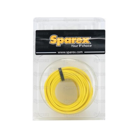 żyłowy kabel elektryczny - 1 Rdzeń, 1.5mm² Przewód, żółty (Długość: 10M), (agropak)