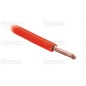żyłowy kabel elektryczny - 1 Rdzeń, 2mm² Przewód, Czerwony (Długość: 10M), (agropak)