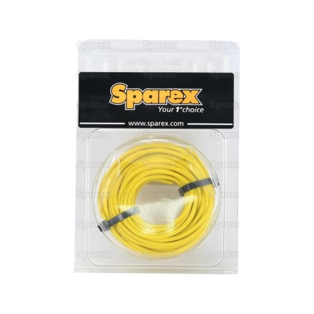 żyłowy kabel elektryczny - 1 Rdzeń, 2mm² Przewód, żółty (Długość: 10M), (agropak)