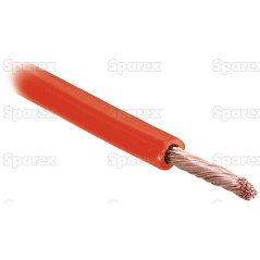 żyłowy kabel elektryczny - 1 Rdzeń, 35mm² Przewód, Czerwony (Długość: 50M)