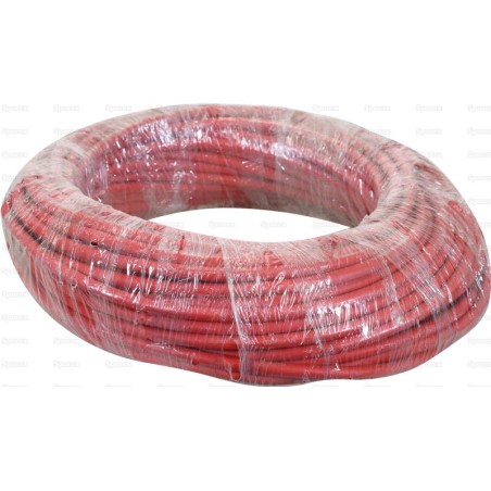 żyłowy kabel elektryczny - 1 Rdzeń, 35mm² Przewód, Czerwony (Długość: 50M)