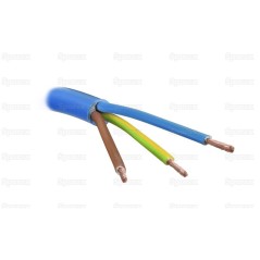żyłowy kabel elektryczny - 3 Rdzeń, 1.5mm² Przewód, Niebieska (Długość: 1M)