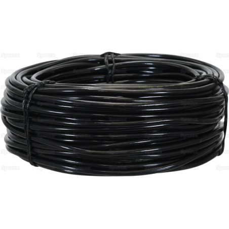 żyłowy kabel elektryczny - 5 Rdzeń, 1mm² Przewód, Czarny (Długość: 50M)