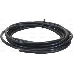żyłowy kabel elektryczny - 7 Rdzeń, 1.5mm² Przewód, Czarny (Długość: 5M), (agropak)