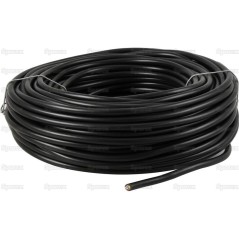 żyłowy kabel elektryczny - 7 Rdzeń, 1.5mm² Przewód, Czarny (Długość: 1M) 