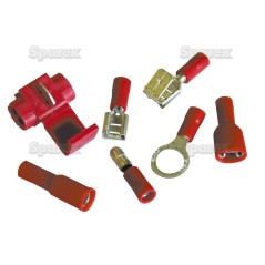 Złączki elektryczne asortyment, Standard Grip Czerwony (Agropak 430 szt)