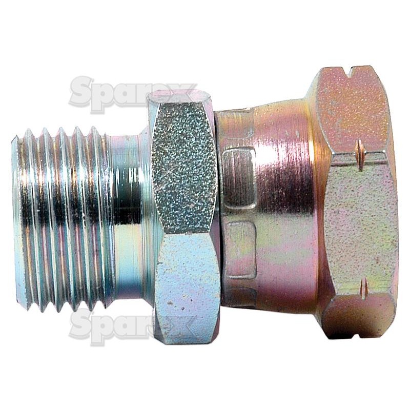 Adapter hydrauliczny 1/2'' BSP Męski x M20x1.50 Metryczny Obrotowa żeńska