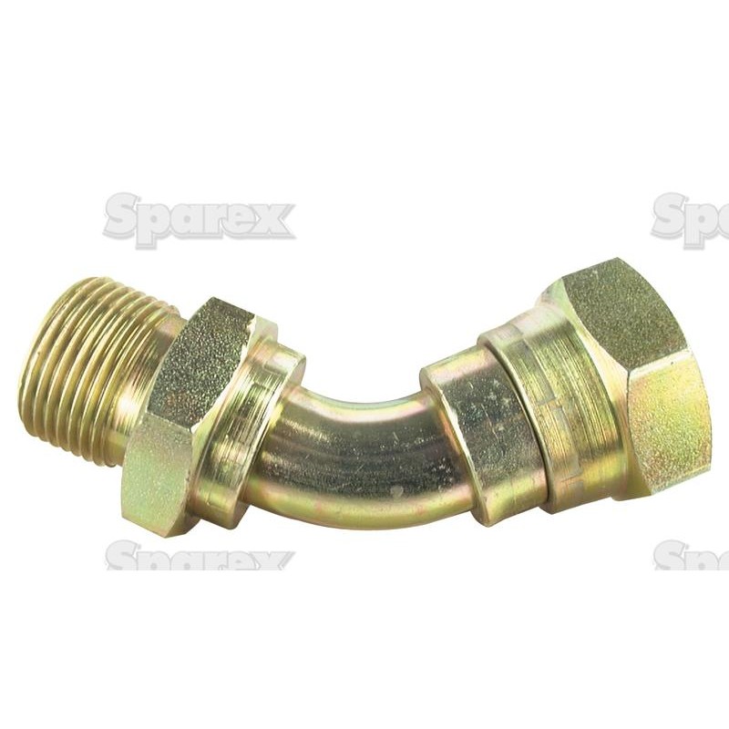 Adapter hydrauliczny 1/4'' BSP Męski x 1/4'' BSP Obrotowa żeńska 135° Swept Elbow