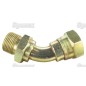 Adapter hydrauliczny 1/4'' BSP Męski x 1/4'' BSP Obrotowa żeńska 135° Swept Elbow