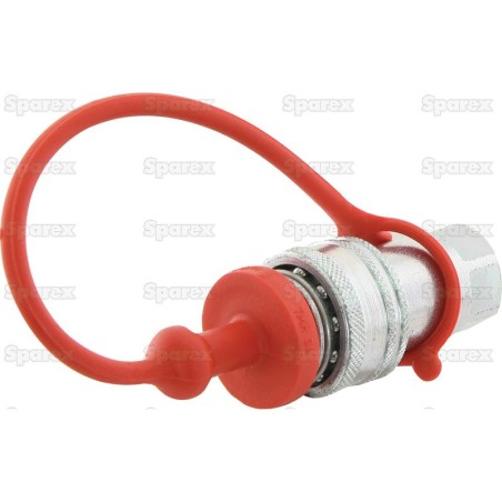 Faster Zaślepka Czerwony PVC Pasuje do 1/2'' Female Coupling TMH 12