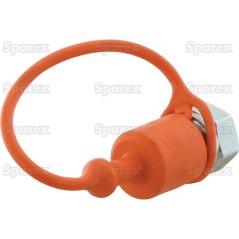 Faster Zaślepka pomarańczowy PVC Pasuje do 1/2'' Female Flat Face Coupling TM 2FI12 