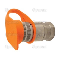 Faster Zaślepka pomarańczowy PVC Pasuje do 3/8'' Female Flat Face Coupling TMF38