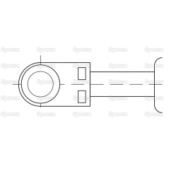 Amortyzator gazowy, Długość całkowita w: 215.5mm 