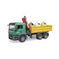 Bruder Ciężarówka MAN TGS z 3 kontenerami do recyklingu szkła 03753
