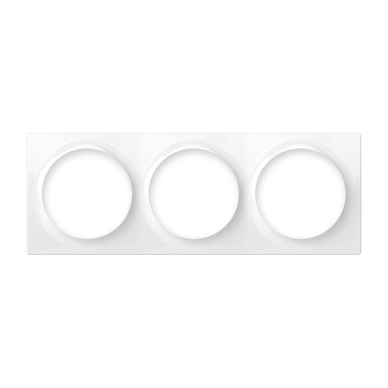 Fibaro Triple Cover Plate FG-Wx-PP-0004 - RAMKA POTRÓJNA do serii gniazd FIBARO WALLI