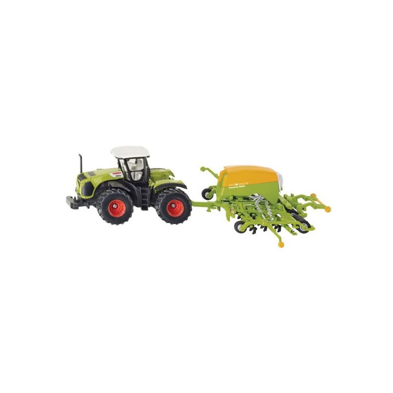 SIKU Traktor Claas z siewnikiem Amazone 01826