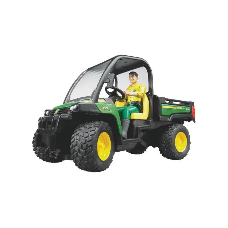 Bruder Zabawka John Deere Gator 855D z kierowcą 02490