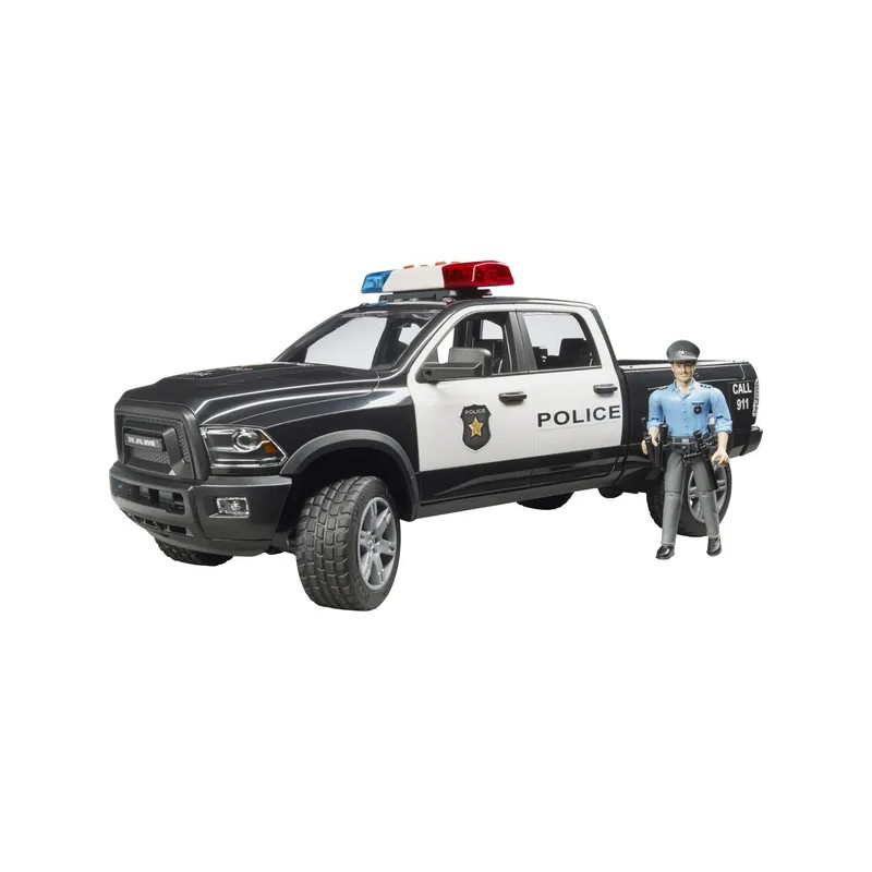 Bruder Dodge RAM policyjny z figurką policjanta 02505