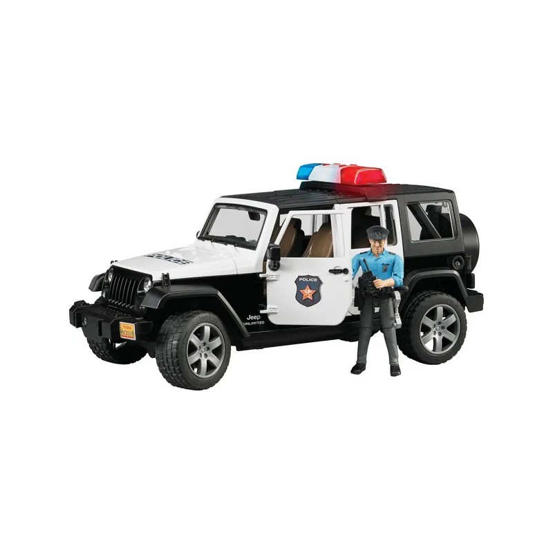 Bruder Samochód policyjny Jeep Rubicon 02526