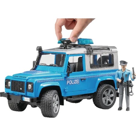 Bruder Policja Land Rover Defender 02597